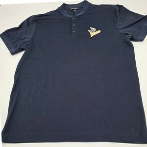 Fanwear Mercer+Mettle Polo Shirt Kid L Navy Minnesota Vikings Embroidered Henley